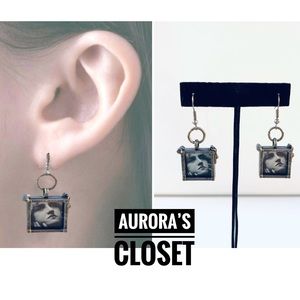 Artisan Made Greta Garbo Film Strip Earrings